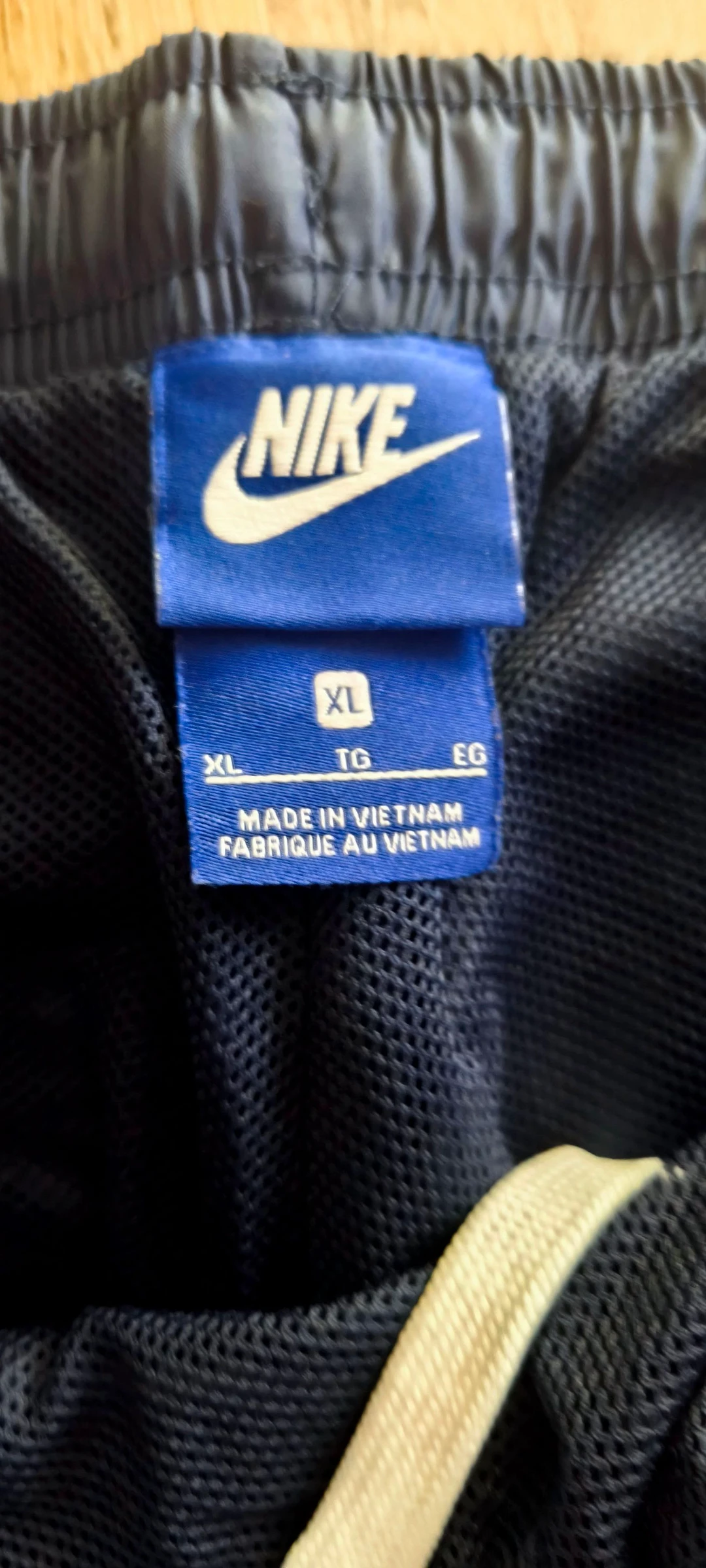 Nike Track Pants Navy Blue | Vintage Streetwear Tracksuit Pants Size XL/EG – photo 4